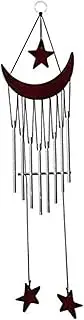 Wind Bell 9 Tubes Wood Wind Chimes Happy Gifts Amazing Moon Star Chapel Outdoor Garden Bells Wind Chimes Yard Home Decor Memorial Bells Sweet