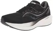 Saucony Men's Triumph 20 Running Shoe, Black/White, 9