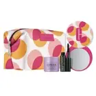 Clinique Deluxe 4-Piece Gift Set Mascara Cleansing Balm Mirror Cosmetics Bag