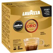 Lavazza A Modo Mio Qualita Oro Coffee Capsules 6 x 16 Pack New
