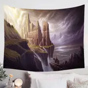 Fantasy Art the Castle Ruins Tapestry