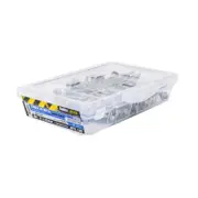 Buildex M6-11 x 50mm Shale Grey Hex Head Hi-Grip With Seal Roof Zip Screws - 100 Box