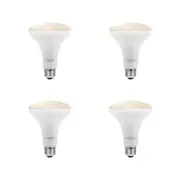 SYLVANIA Wifi LED Smart Light Bulb, BR30, 65W, RGBTW, Alexa & Google Home, 4 Pk