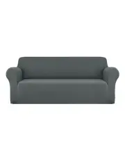 [Artiss] Sofa Cover Elastic Stretchable Couch Covers Grey 4 Seater