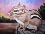 chipmunk painting