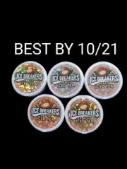 Ice Breakers Peach Iced Tea Sugar Free Mints Sealed Collectible BB 10/21