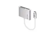 Alogic USB Type-C Multi Card Reader - Micro SD SD & Compact Flash - Prime Series [VPLUCMCR]