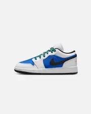 [JORDAN] Jordan Kids' Air Jordan 1 Low Se (Gs) White/black - Size 7Y 7Y White/Black