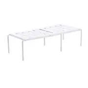 White Kitchen Cupboard Organiser Shelf Storage Support Adjustable Pantry Stand Rack oz