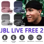 Live Free 2 Wireless Bluetooth In-Ear TWS Earphones Earbuds JBL Noise Cancelling