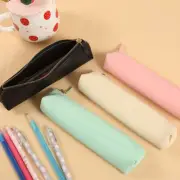 Kawaii PU Pencil Bag Candy Color Mini Pencil Box Pencil Case Student Statione CR