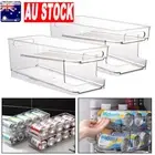 Soda Beer Coke Can Dispenser Refrigerator Beverage Rack Storage Holder Fridge AU