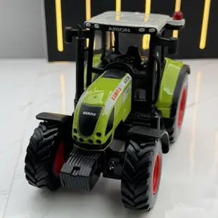 馬珂墶仿真合金車模1:32農用滑行拖拉機兒童玩具車模型擺件收藏品