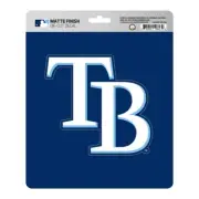 Fanmats MLB Tampa Bay Rays Decal Matte 5"X6.25" Auto Boat Cooler Luggage