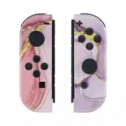 Glossy Pink Marble Effect Nintendo Joy-Con (L/R) Custom Wireless Controllers