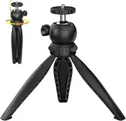 Table Top Tripod | Portable Extendable Flexible Tripod | Adjustable Selfie Sticks for Vlogging Recording Filming Studio Travel Hiking Car