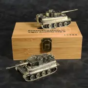 1/72 WW II Germany Wittmann Sd.Kfz. 181 Tiger Heavy Tank Model All-metal Bronze