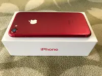 在飛比找Yahoo!奇摩拍賣優惠-APPLE iphone 7  紅色 128g 電池健康度1