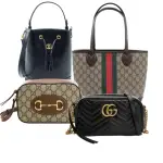 【GUCCI 古馳】OPHIDIA/MARMONT雙G金屬鍊帶/SOHO/斜背包/兩用包/托特包/水桶包(多款多色選)