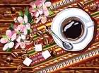 "Coffee Break" Printed Needlepoint Tapestry Kit 6316K