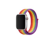 Smart Wristband Nylon Loopback Strap Nylon Loopback Strap for Apple Apple Iwatch5 4 3 2 1-Multi