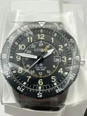 Citizen Promaster Eco Drive BJ7094 59E GMT Land Series Mens Solar Watch