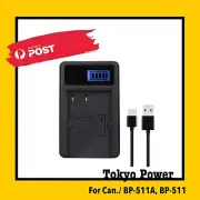 Battery Charger for Canon BP-508 / BP-511 / BP-511A / BP-512 / BP-522 / BP-535