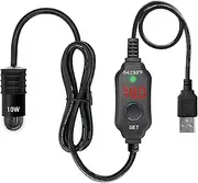 Fish Tank Heater Aquarium Heater with External Temperature Controller LED Digital Display,Submersible Fish Tank Heater with Anti-burning and Overheat Protection