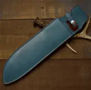 dagger holster knife blade sheath dagger sword scabbard bag leather blue Z1016