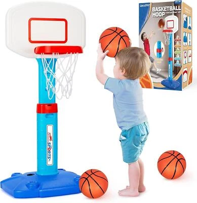 Canasta De Basquetbol Basketball Para Niã±os Con Bola Incluida Inflador Calidad
