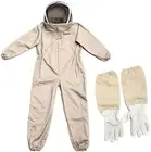 Poemtian Bee Suit for Men and Women,Full Beekeeping Suit with Beekeeping Glov...