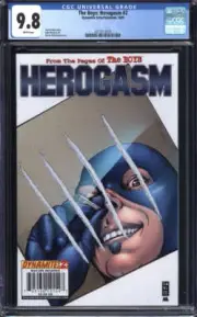 THE BOYS: HEROGASM #2 CGC 9.8 WHITE PAGES // DYNAMITE ENTERTAINMENT 2009