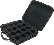 Perfeclan Pool Ball Case Snooker Storage Bag Carrying Padded Travel Storage Box Cue Ball Case for Home Use Training Supplies Sport