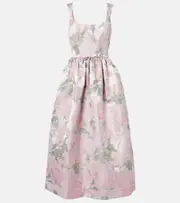 [Markarian] Markarian Apple floral brocade corset dress AU 14 pink