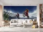 3D Extreme Motorcycle Wallpaper Wall Murals Removable Wallpaper 42