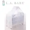 L.A BABY 豪華全罩式嬰兒床蚊帳(加大加長型)白色