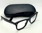 New Ray-Ban Wayfarer Reading Glasses RB 4340-V 2000 50-20 Black Frames Readers