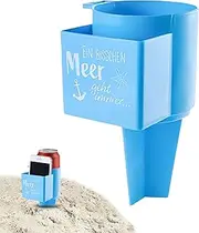 Cup Holder for Beach | Sand Beach Vacation Drink Cup Holder Coaster | Camping Garden Drink Stand for Sand for Fishing Enthusiasts for Sunglasses, Phones