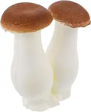 ABOOFAN Realistic Resin Craft Mushroom Models for Home Kitchen Garden Decor Display