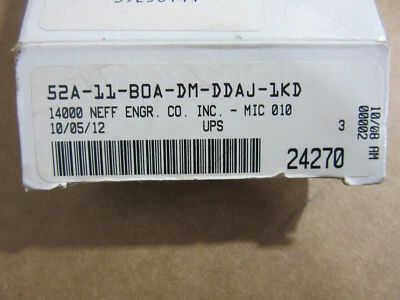 Mac 52A-11-D0A-DM-DDAJ-1KD Solenoid Valve 3-Way NEW!! in Box Free 2 Day Shipping