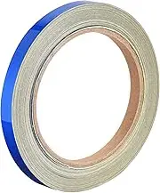 uxcell Reflective Tape Blue, 10mm x 25m, Outdoor Waterproof Warning Tape for Bikes, RV, and Boat Striping Marking