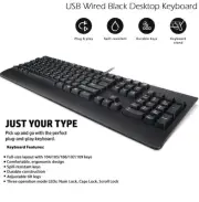 Lenovo wired keyboard (00XH688) Tilt Feature Ergonomic - New In Box
