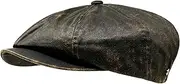 WEROR-413.1 Men's Flat Cap Peaked Cap, Brown