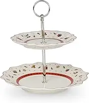 Villeroy & Boch Tray stamd, Porcelain, Multi Colour, 24x5x24 cm