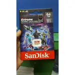 SANDISK MICRO SD 64GB 160MBPS A1 U3 V30 4K UHD CLASS 10 SDXC