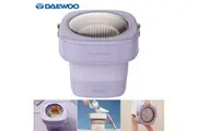 DAEWOO Portable Foldable Mini Washing Machine Cleaner 6L Underwear Washing Machine Automatic Heating 3 Gears Timing For Home