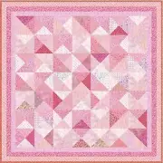 PINK TUTU - 52" x 52" - Quilt-Addicts Pre-cut Patchwork Quilt Kit