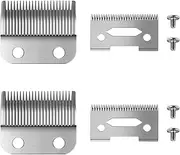 2 Pack Blade Fit for Wahl Clipper Blades Replacement,Compatible for Wahl Clipper 2 Hole Clipper Blade Replacement Blades