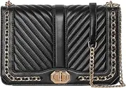[ICOLRAE] Small Quilted Crossbody Bag for Women Vegan Leather Trendy Shoulder Bag Cute Designer Phone Wallet Clutch Purse