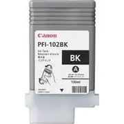 Canon PFI-102BK BLACK INK TANK 130ML FOR IMAGEPROGRAF IPF500, IPF600, IPF650, IPF700